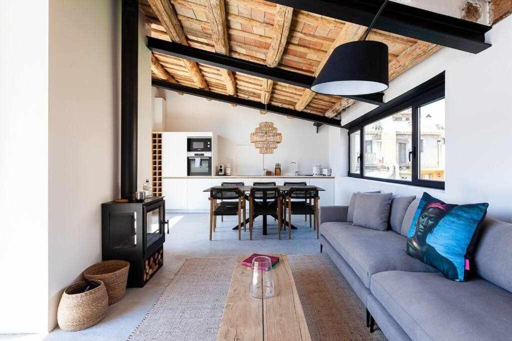 Velo Vern 3 Luxury Penthouse W Views Of City Wall ジローナ エクステリア 写真